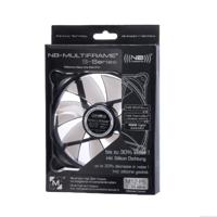 NoiseBlocker M12-PS PC-ventilator Zwart, Grijs (b x h x d) 120 x 120 x 25 mm - thumbnail