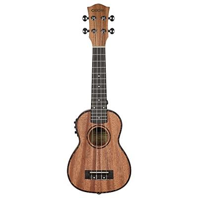 Cascha HH2026E Premium Mahogany E/A sopraan ukelele set