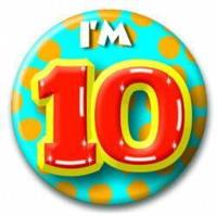 Button Klein 10 Jaar - thumbnail