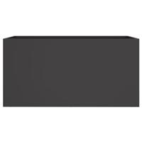 Plantenbak 62x30x29 cm staal zwart - thumbnail