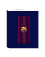 Ringmap F.C. Barcelona 24/25 Kastanjebruin Marineblauw A4 26.5 x 33 x 4 cm - thumbnail