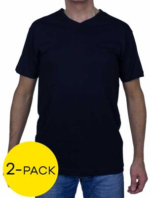 Alan Red T-Shirt Vermont Navy Two Pack (extra long)
