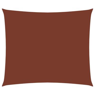 VidaXL Zonnescherm rechthoekig 2,5x4,5 m oxford stof terracottakleurig