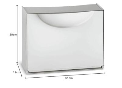Schoenenrek Terry Harmony Box Wit Polypropyleen (51 x 19 x 39 cm)