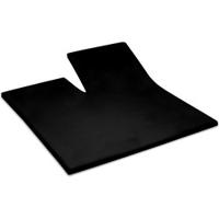 Cinderella basic single-split topper katoen 180x210 cm (99) black (tot 15cm) - thumbnail