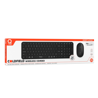 Qware draadloze deskset Coldfield, qwerty - thumbnail