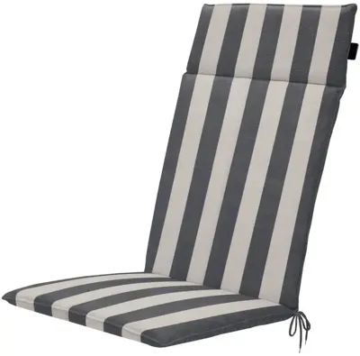 Madison stoelkussen hoge rug 120cm amora grijs