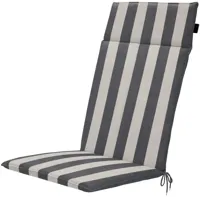 Madison stoelkussen hoge rug 120cm amora grijs - thumbnail