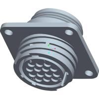 TE Connectivity 206043-1 CPC busbehuizing met rechthoekige flens - thumbnail