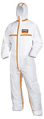 uvex 4B 9837510 Wegwerp overall Maat: M Wit, Oranje