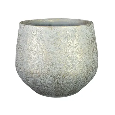 Bloempot Noor Metalic Grey Ø27cm Bloempot Noor Metalic Grey Ø27cm