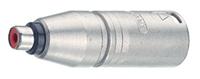 Neutrik NA2MPMF XLR male naar RCA female adapter - thumbnail