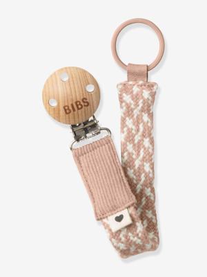 Bibs Fopspeenketting Braided Blush&ivory
