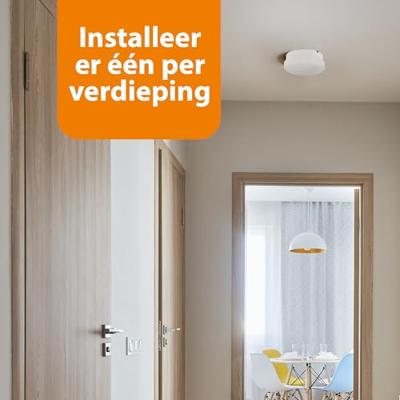Smartwares FSM-11410 Rookmelder werkt op batterijen