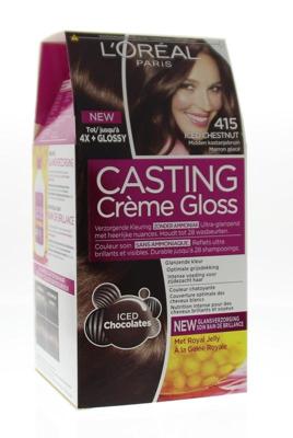 Casting Casting creme gloss 415 Iced chestnut 1 Set Casting Casting creme gloss 415 Iced chestnut 1 Set