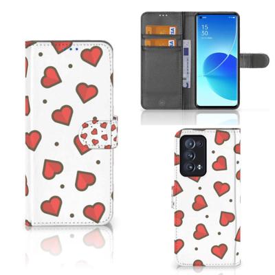 OPPO Reno 6 Pro Plus 5G | Telefoon Hoesje | Hearts OPPO Reno 6 Pro Plus 5G | Telefoon Hoesje | Hearts
