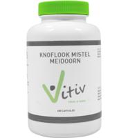Knoflook mistel meidoorn 400 Capsules - thumbnail