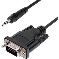 StarTech.com 1m DB9 naar 3.5mm Seriële Kabel voor Serial Device Configuratie, RS232 DB9 Male naar Jack Kabel voor Calibratie van Projectors, Digital Signage, TVs via Audio Jack (9M351M-RS232-CABLE) - thumbnail