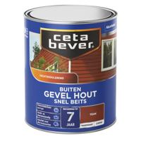 Cetabever Gevel en Kozijn Snel Beits Transparant Zijdemat - Teak - thumbnail