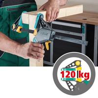 Wolfcraft 3030000 Eenhandsklem Spanbreedte (max.):150 mm Afm. werkbereik:100 mm - thumbnail