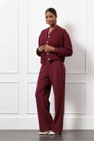 Studio Anneloes Lexie Bonded Trousers 13167 Broek 3002 Bordeaux - thumbnail