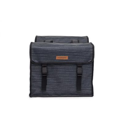 Newlooxs New looxs fiori double fietstas - zwart - dubbele tas - 30l