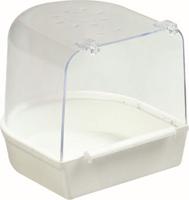 Vogelbadje Groot Wit 13 x 13 x 12.5 cm Flamingo Wit - thumbnail