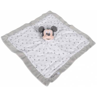 Nicotoy knuffeldoekje Disney Mickey Mouse 40 cm pluche wit