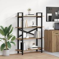 Boekenkast Artisan Eiken 100 x 33,5 x 140 cm Bewerkt hout - thumbnail