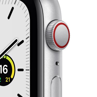 Apple Watch SE Cell 44mm Silver Aluminium Case/Abyss Blue Sport Band ITA MKRY3TY/A