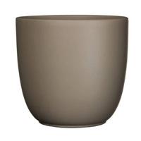 Tusca pot rond taupe mat h20xd22,5 cm Mica Decorations - Mica decorations - thumbnail