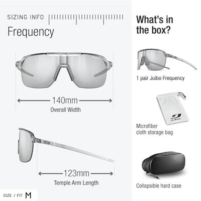 JULBO FREQUENCY REACTIV 0-3 HC black/blue zonnebril