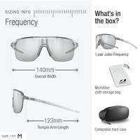 JULBO FREQUENCY REACTIV 0-3 HC black/blue zonnebril - thumbnail