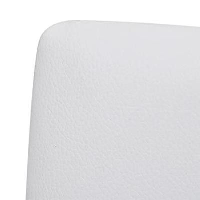 Eetkamerstoelen 4 st kunstleer wit - thumbnail