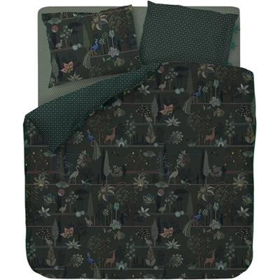 Pip Studio Pip Studio Alberi Dekbedovertrek Donkergroen 260x200/220 cm