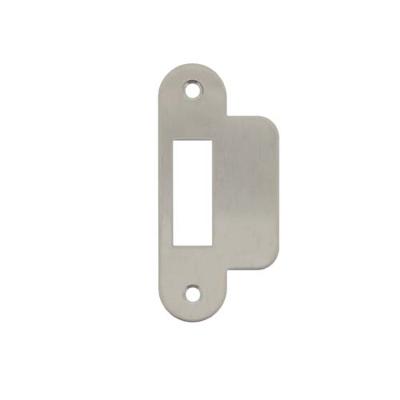 Sluitplaat rvs afger.loop korte lip-