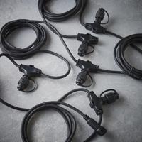 Luca Lighting connect 24 tree cable black ip44 1500cm - thumbnail