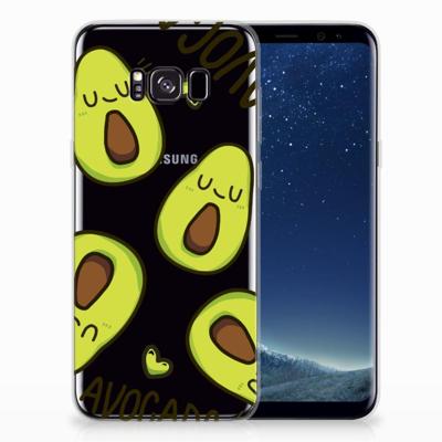 Samsung Galaxy S8 Plus Telefoonhoesje met Naam Avocado Singing Samsung Galaxy S8 Plus Telefoonhoesje met Naam Avocado Singing