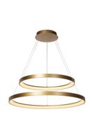 Lucide VIDAL - Hanglamp - Ø 78 cm - LED Dimb. - 1x92W 2700K - Mat Goud / Messing - thumbnail