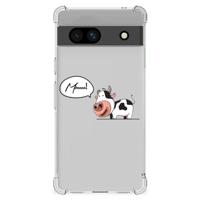 Google Pixel 7A Stevig | Bumper Hoesje | Cow - thumbnail
