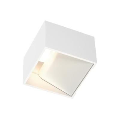 SLV WandlampLogs Up - Down vierkant wit - 1000639 - thumbnail