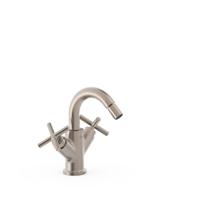 Bidetmengkraan Tres Mont Blanc 2-Kruisgreep RVS Look Tres - thumbnail