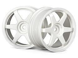 Te37 wheel 26mm white(omm offset)