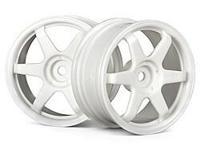 Te37 wheel 26mm white(omm offset) - thumbnail