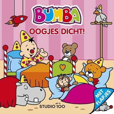 Studio 100 Bumba kartonboek met flapjes - oogjes dicht Studio 100 Bumba kartonboek met flapjes - oogjes dicht