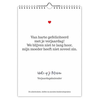 Comello Verjaardagskalender whats up je boterham