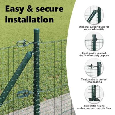 VidaXL Afrasteringspaal groen 25 x 0,4 m (25 x 25 mm gaas) VidaXL Afrasteringspaal groen 25 x 0,4 m (25 x 25 mm gaas)