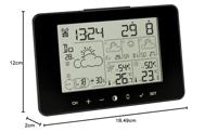 TFA Dostmann 35.1156.01 Draadloos weerstation Verwachting voor 4 dagen Aantal sensoren max.: 3 stuk(s) - thumbnail