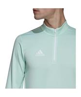 adidas Entrada 22 Trainingstrui 1/4-Zip Mintgroen Wit - thumbnail