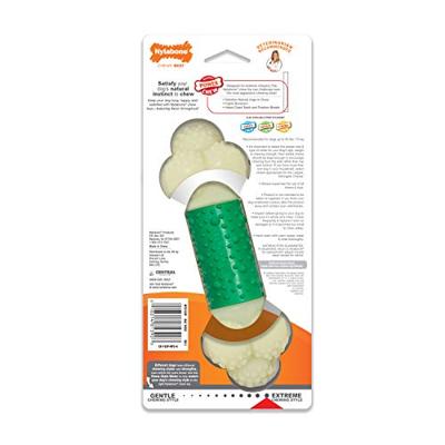 Kauwspeelgoed voor honden Nylabone Extreme Chew Double Action Bacon Munt 2 in 1 Rubber Maat M Nylon Kauwspeelgoed voor honden Nylabone Extreme Chew Double Action Bacon Munt 2 in 1 Rubber Maat M Nylon